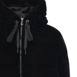 Giacca imbottita con cappuccio in velluto GEN0003 00593G MC2 SAINT BARTH 