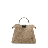Borsa Peekaboo Small FF jacquard 8BN327 AT14F0EMR FENDI 