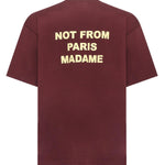 T-shirt "Le T-shirt Slogan" in cotone ITS203CO002 WN Drôle de Monsieur 