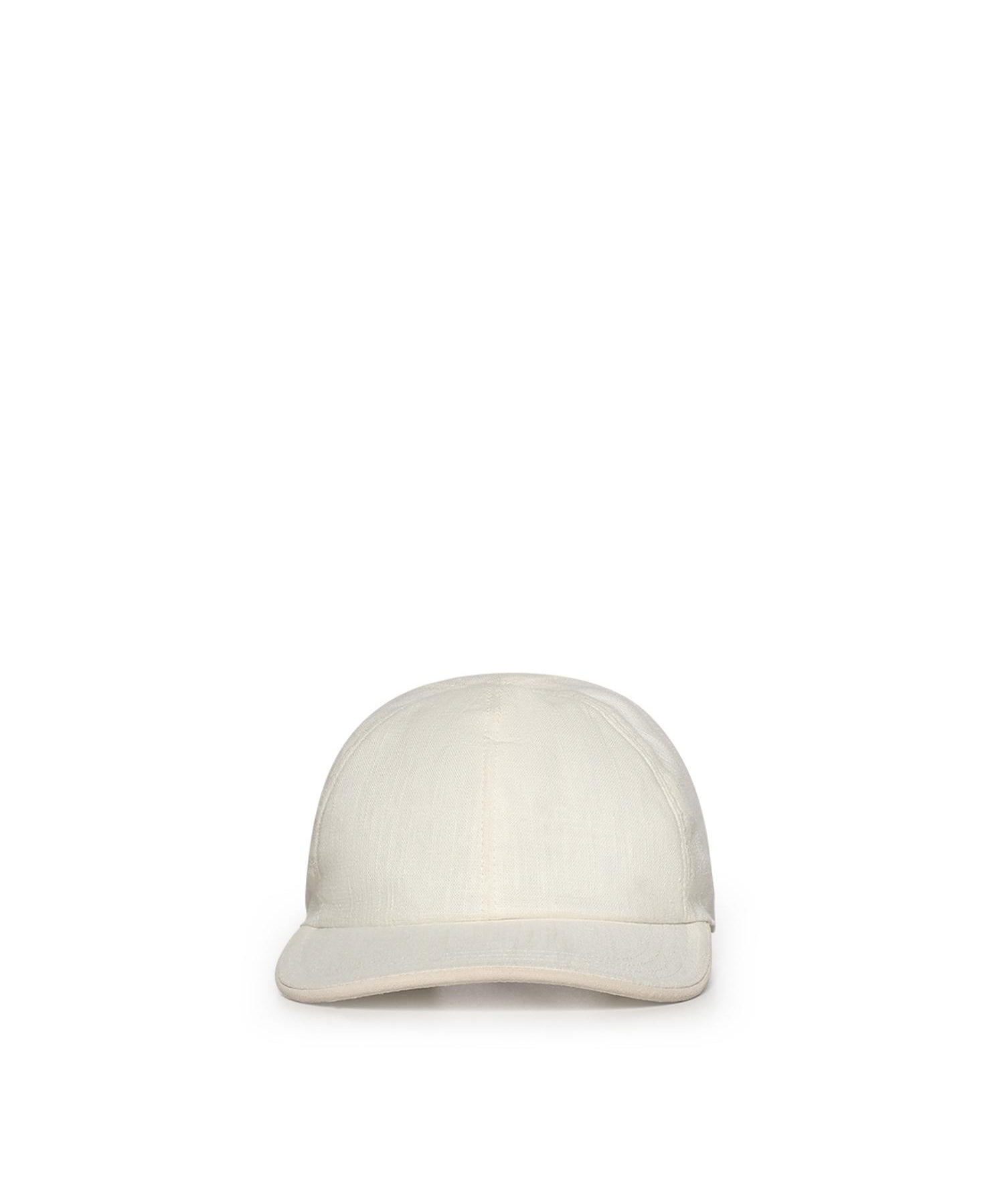 Cappello da baseball in lino e cotone M77CPLM25TES0M226 01-02 ELEVENTY 