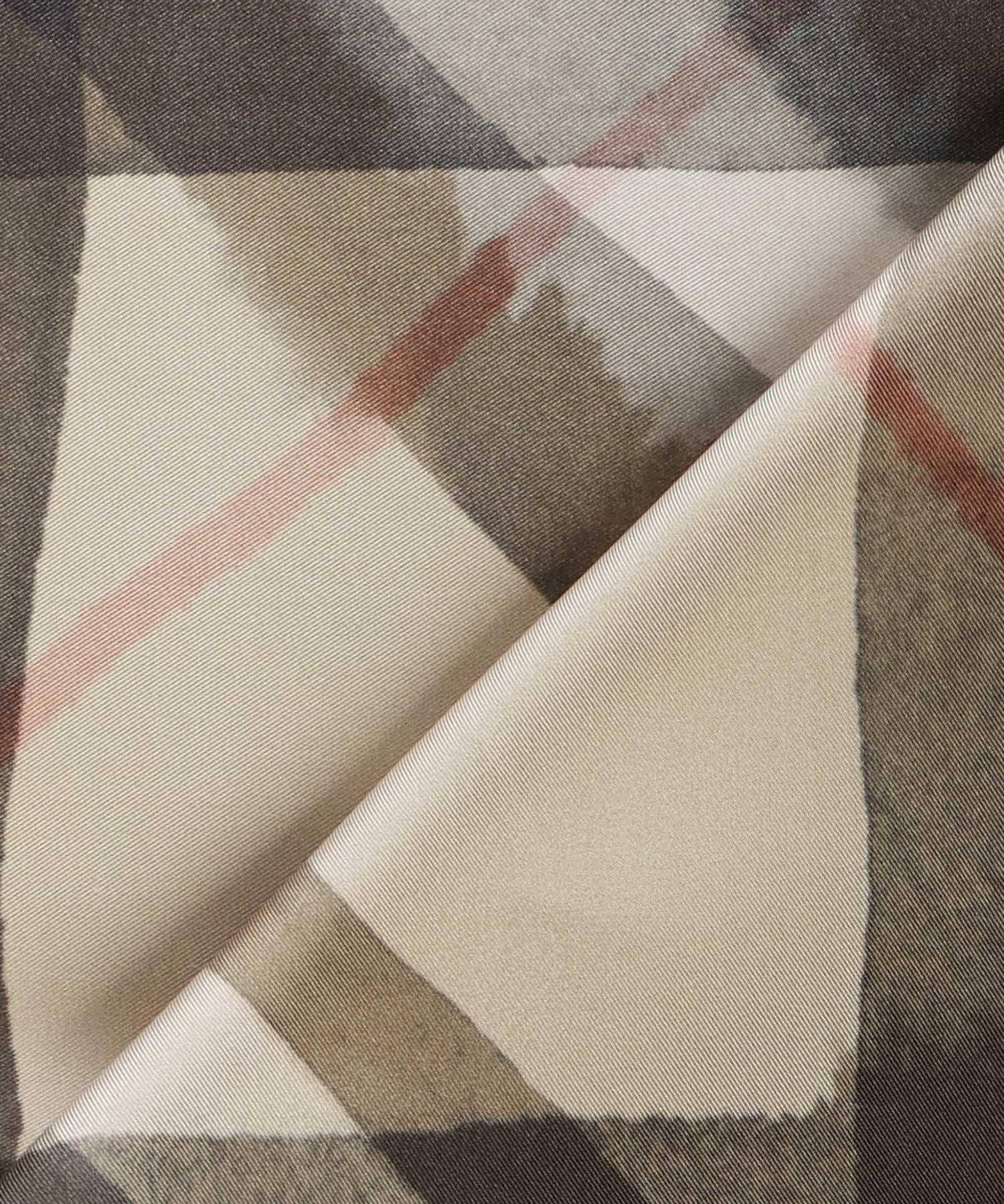 Foulard in seta Check effetto acquerello 8121392 A2021 BURBERRY 