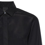 Camicia in popeline e crêpe 105434 A3DLZ99 PINKO 