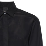 Camicia in popeline e crêpe 105434 A3DLZ99 PINKO 