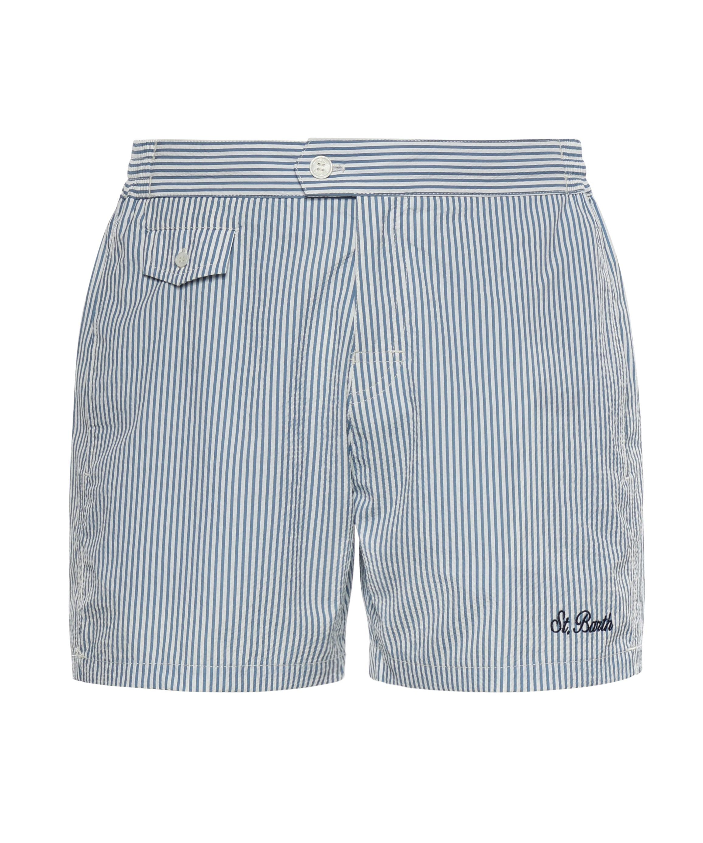 Costume da bagno a righe CPF0001 00096L MC2 SAINT BARTH 