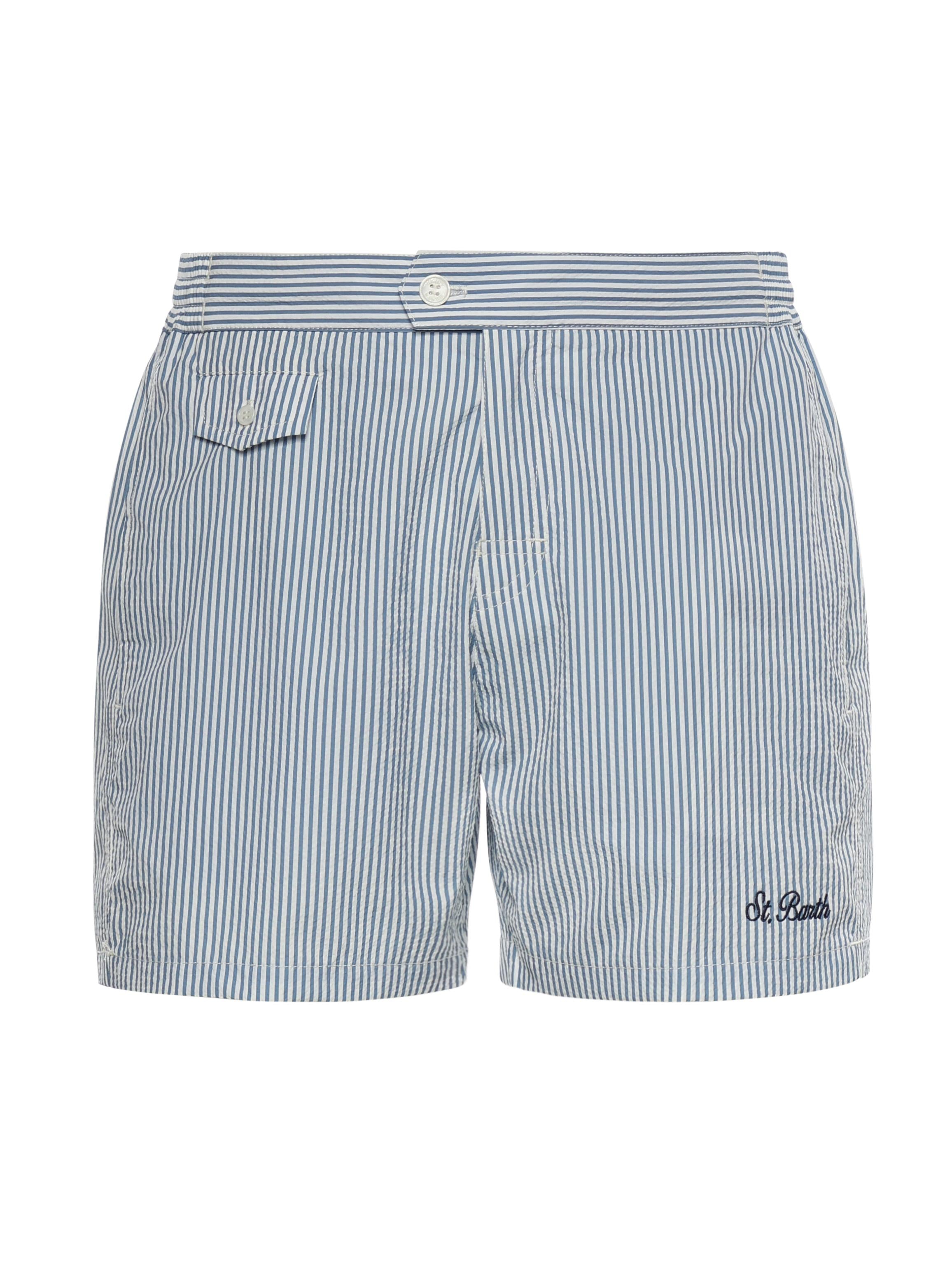 Costume da bagno a righe CPF0001 00096L MC2 SAINT BARTH 