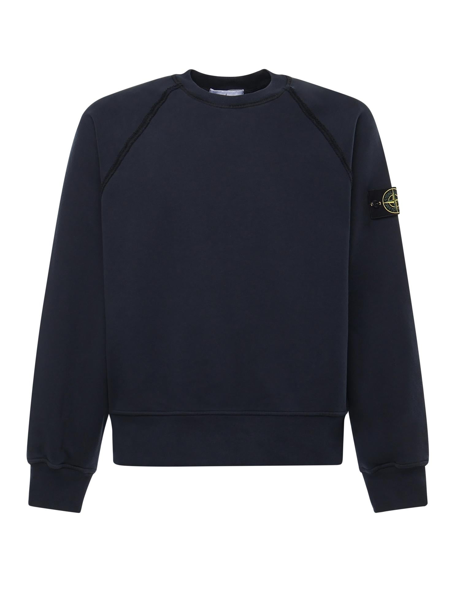 Felpa in cotone biologico con logo K2S156100022 S0A20V0020 STONE ISLAND 