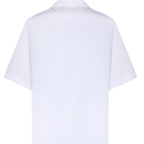 Camicia in cotone con logo CUMU0213PP USCT88LRW01 MARNI 