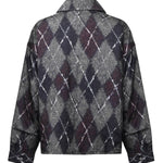 Camicia rombi in flanella SH002002 WHT BONSAI 