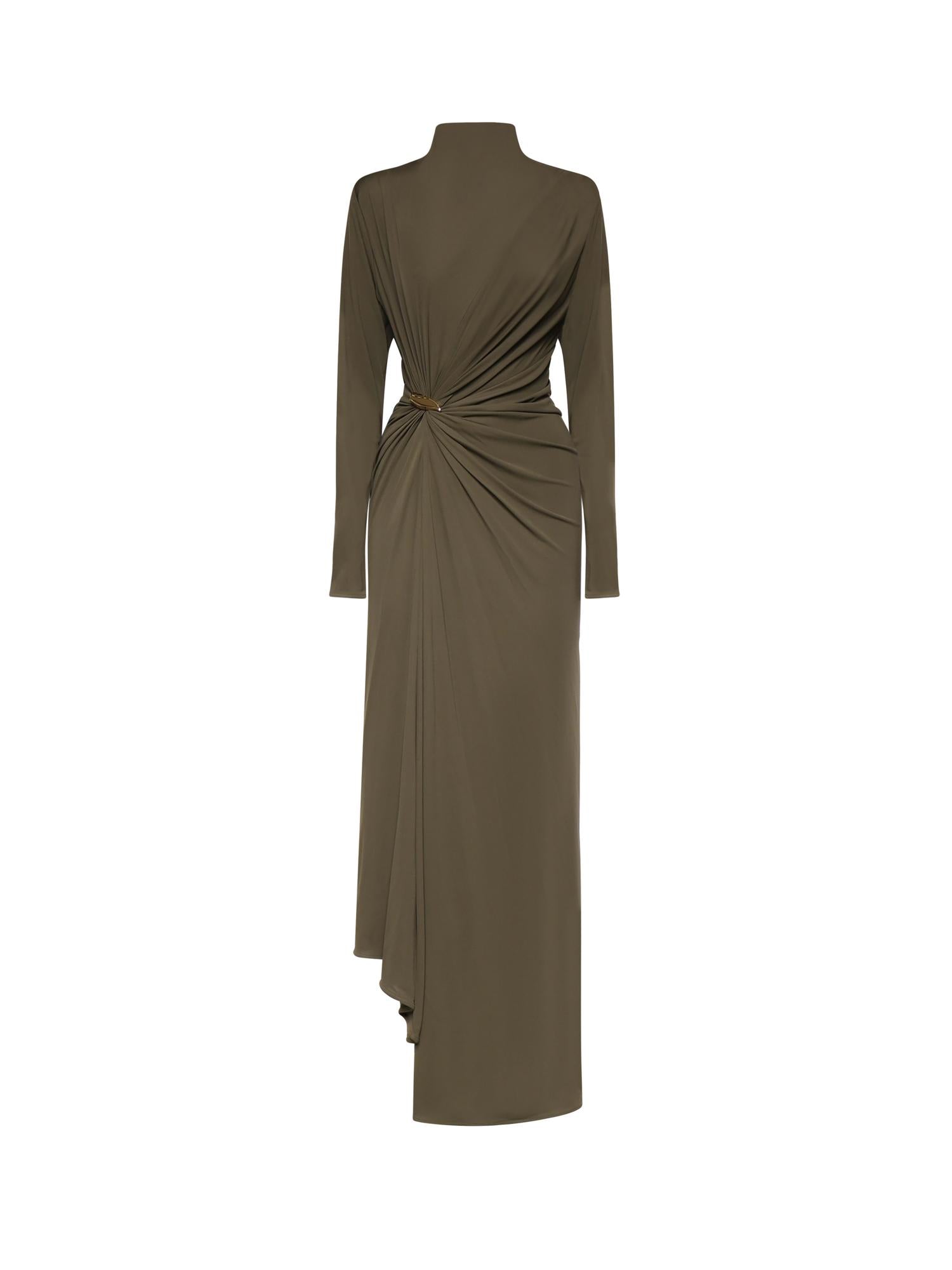 Abito in jersey di viscosa crêpe 867623 V4YX03749 BOTTEGA VENETA 
