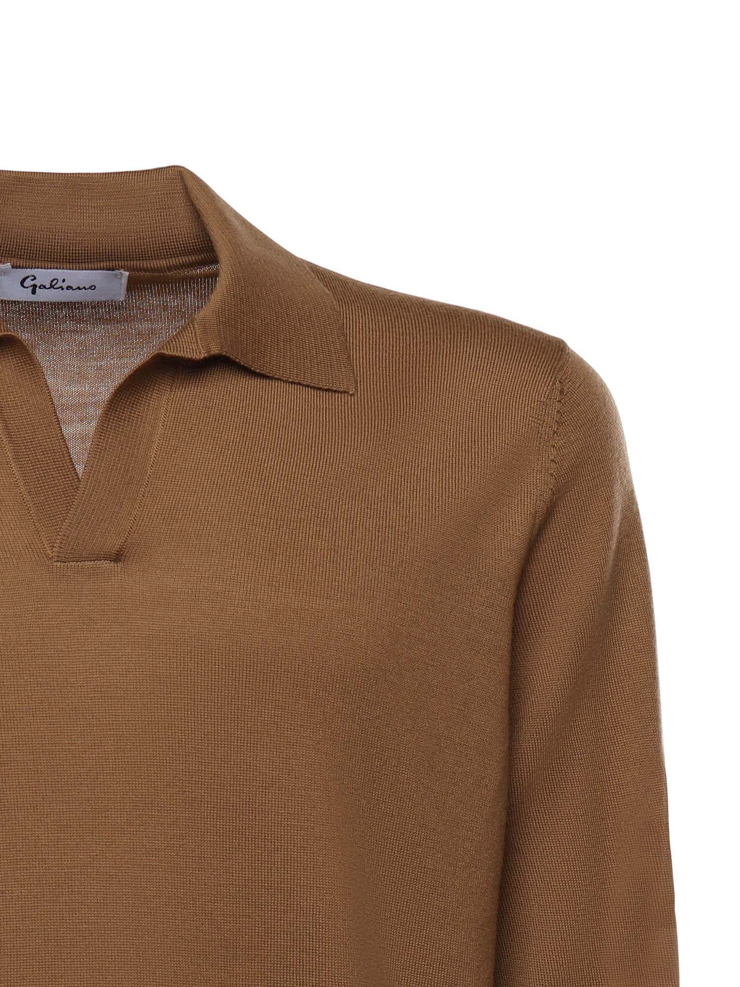 Polo in lana vergine 57189 14813149 GALIANO 