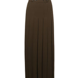 Gonna lunga con dettagli a pieghe 104380 A18EX93 PINKO 