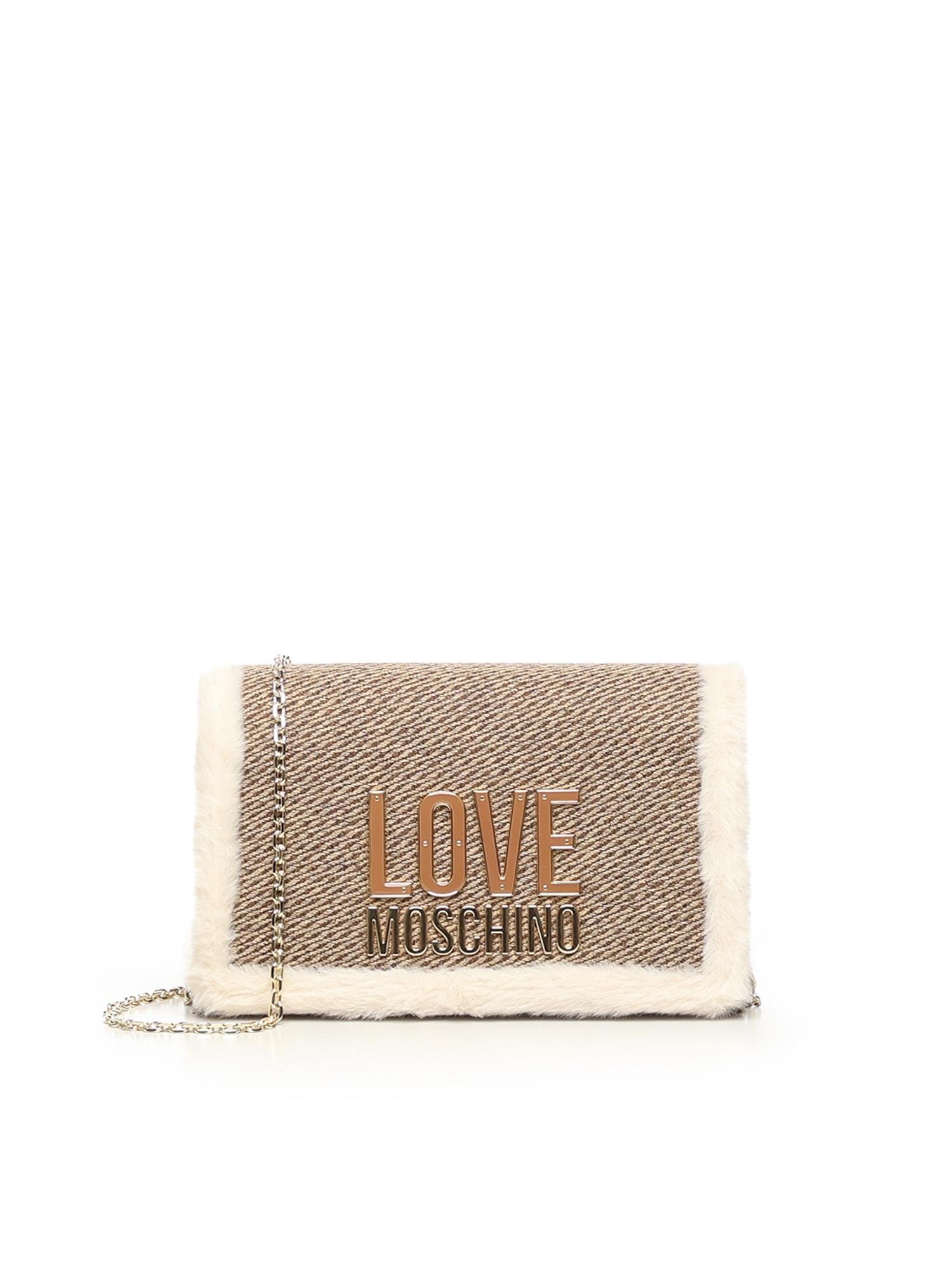 Borsa a tracolla con logo JC4388PP0NKH1 20A LOVE MOSCHINO 