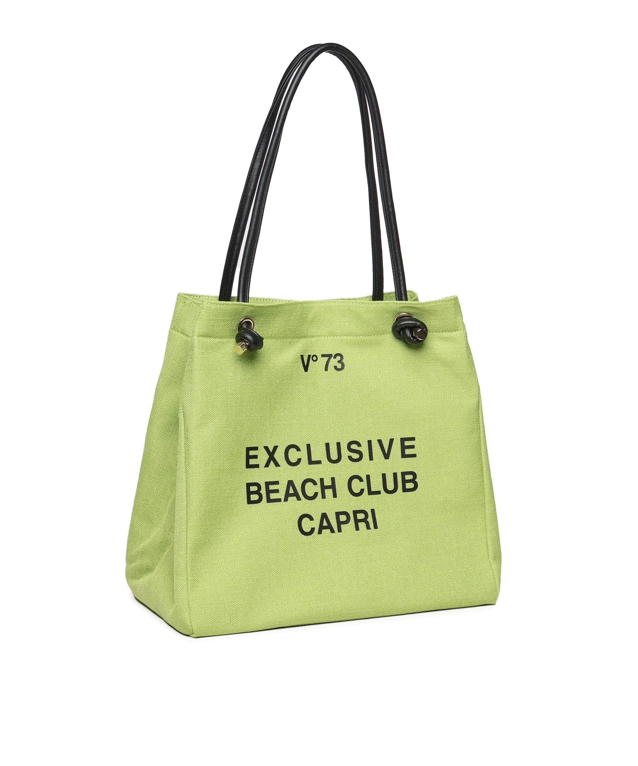 Borsa shooping Beach Club 73BS92701 BEACH CLUBLIME/NERO V° 73 