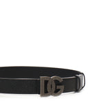 Cintura con logo in pelle di vitello BC4943 AG6518B956 DOLCE & GABBANA 