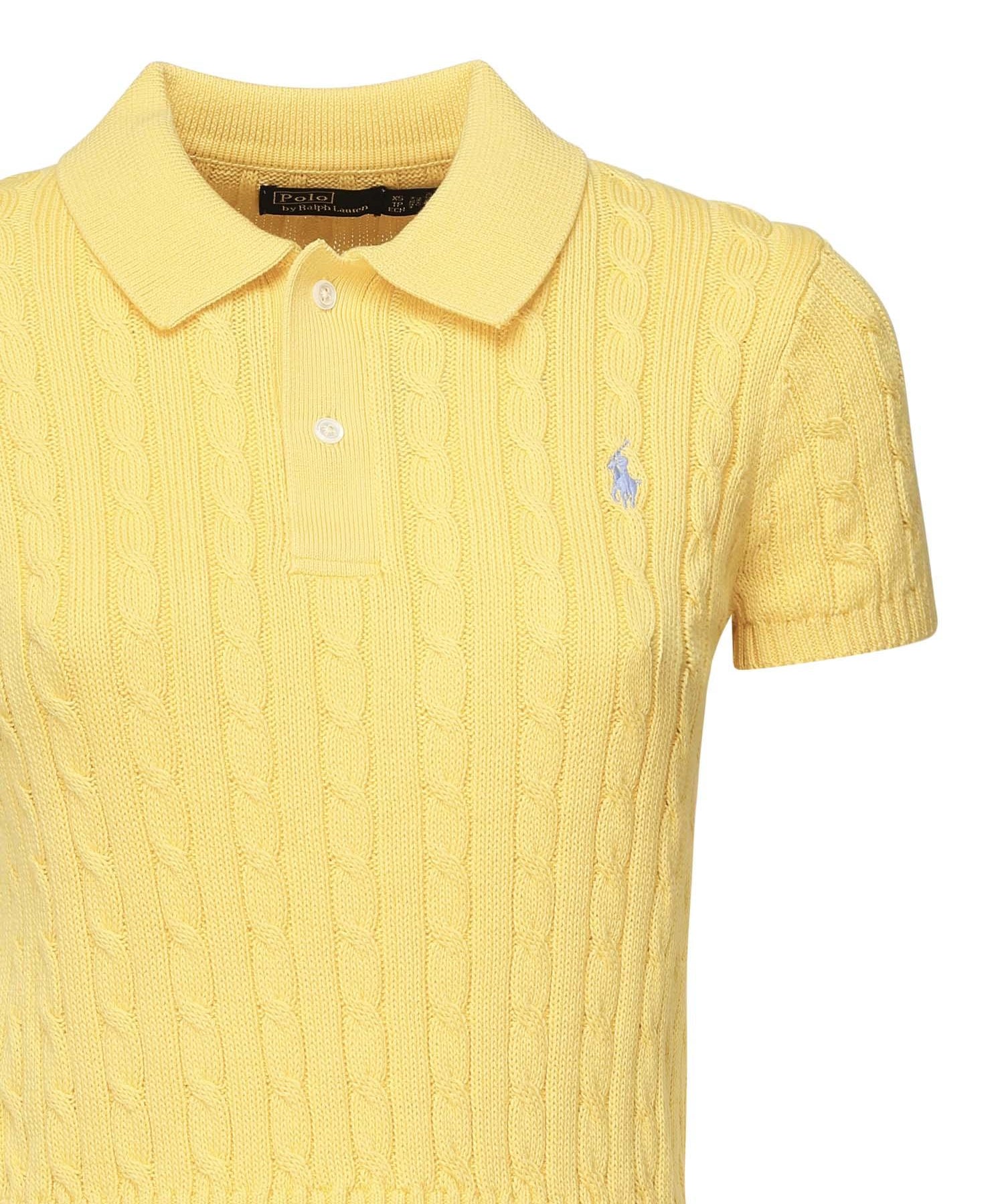 Polo cropped a trecce<BR/> 211972118 001 POLO RALPH LAUREN 