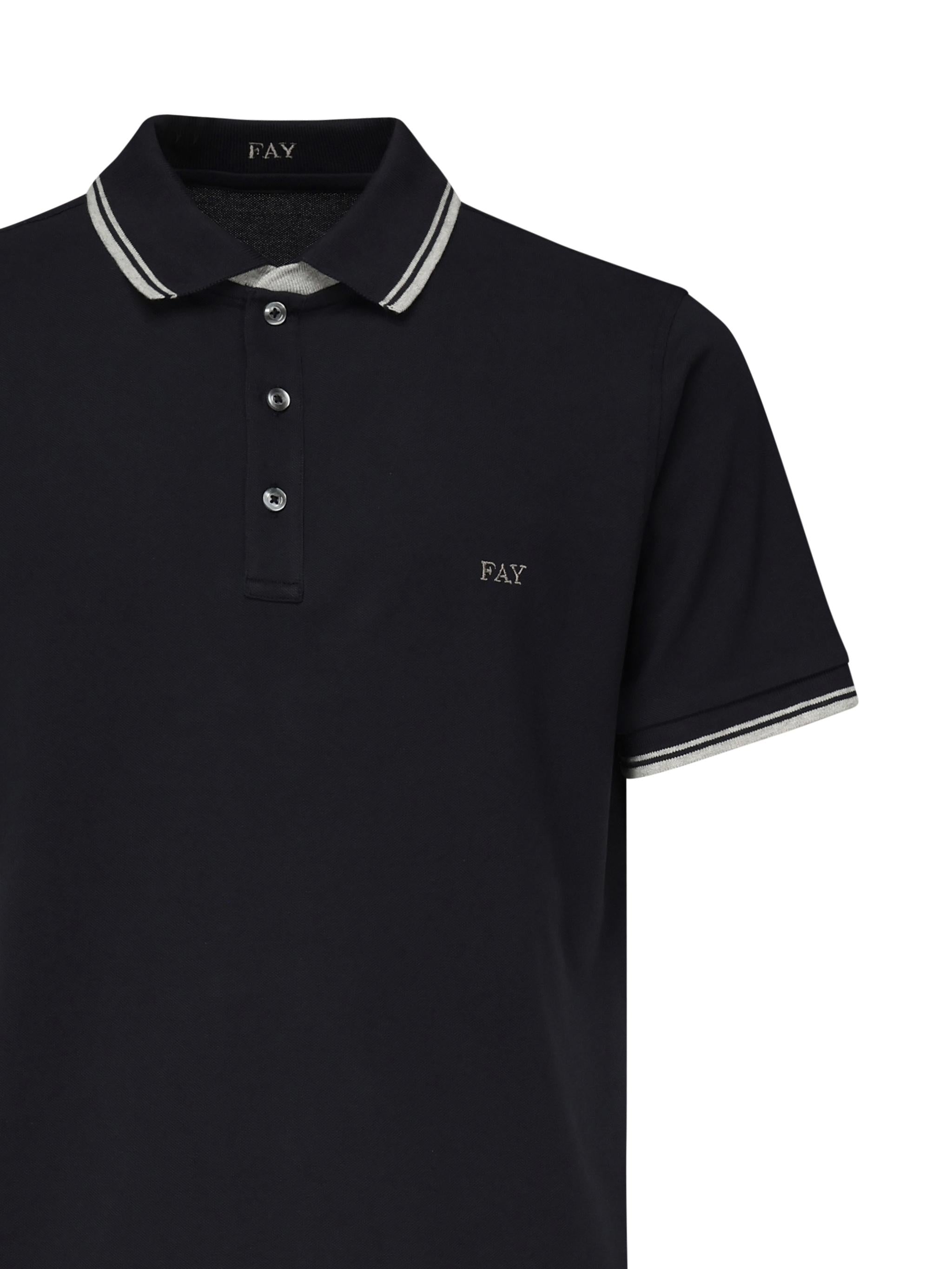 Polo con logo NPMB250140STDW U806 FAY 