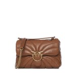 Borsa a tracolla grande Love Bag Puff trapunta farfalla 100038 A1EXL17Q PINKO 