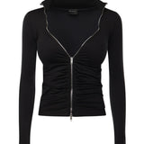 Giacca con zip Bra Cup in pile 850440 TTVI91000 BALENCIAGA 