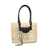 Borsa Le City media in rafia e pelle 866501 2ACGC9260 BALENCIAGA 