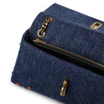 Mini bag 'The dual chain' in denim 2R5SMN017S02 454 MARC JACOBS 