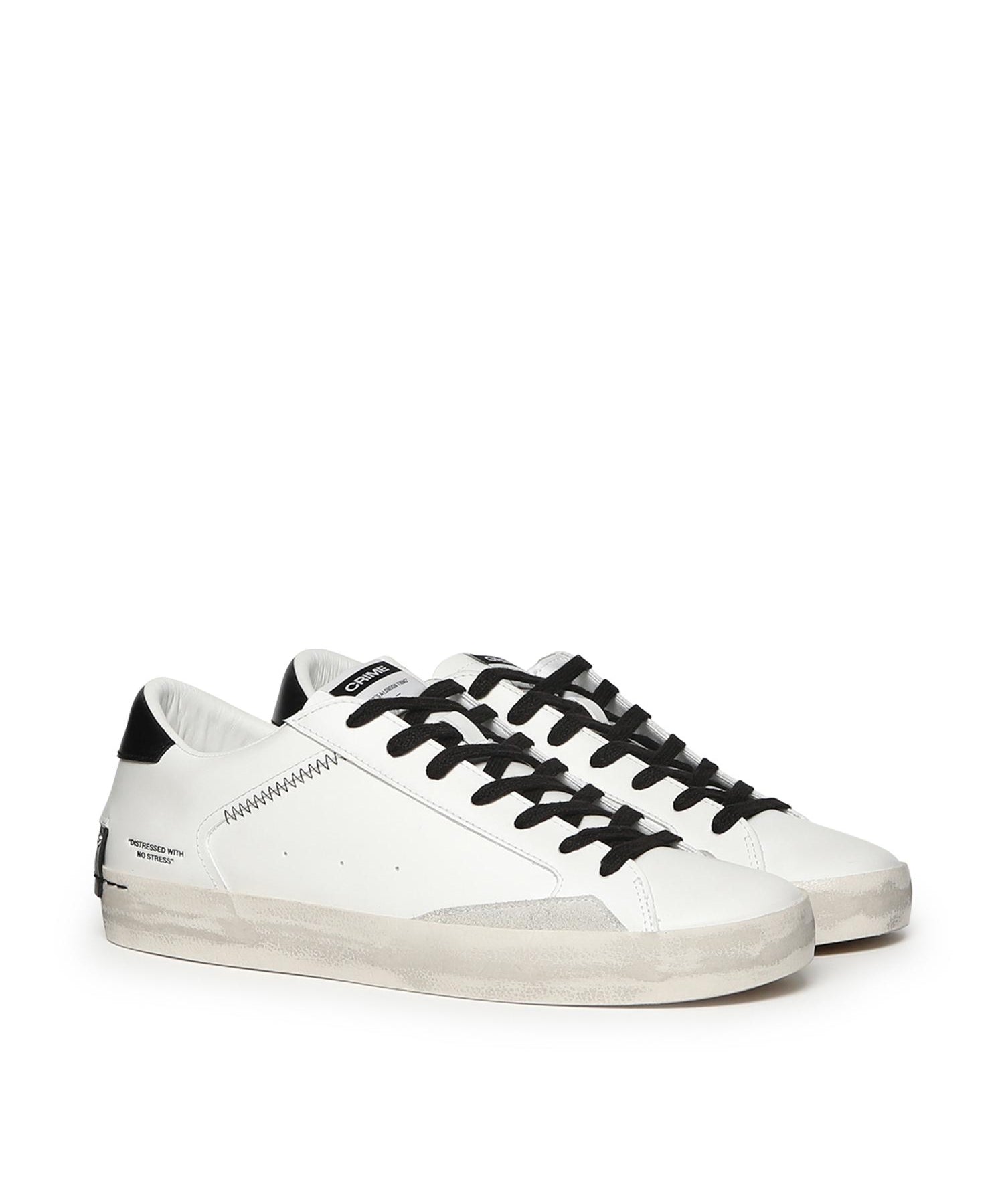 Sneakers Distressed 16001PP5 WHITE CRIME LONDON 