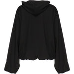 Felpa in cotone con cappuccio PRESS25M08073 BLK01 HELIOT EMIL 