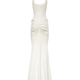 Abito lungo in cotone 80HAO970 J019839 VERSACE JEANS COUTURE 