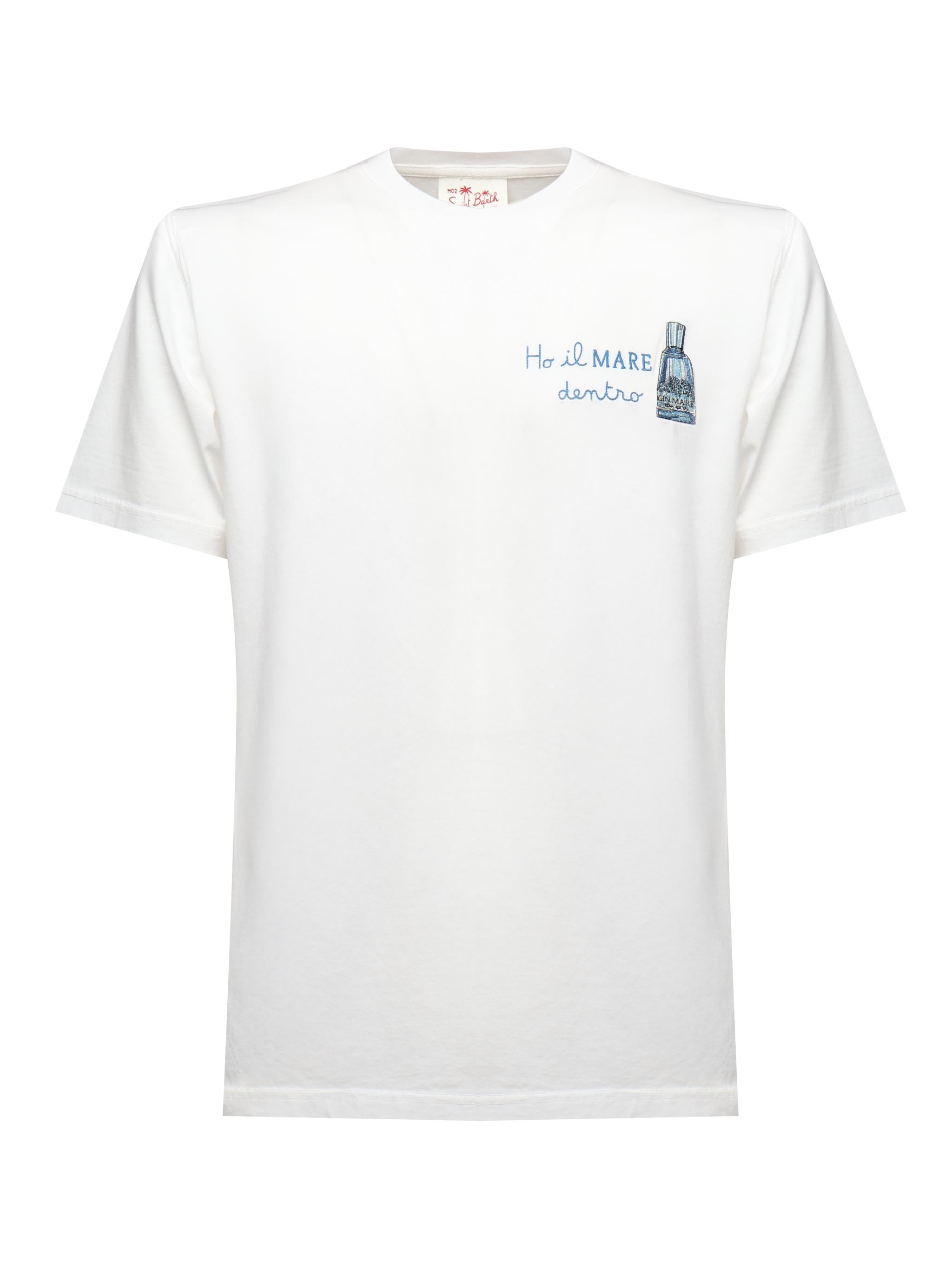 T-shirt con ricamo TSHM001 05437H MC2 SAINT BARTH 