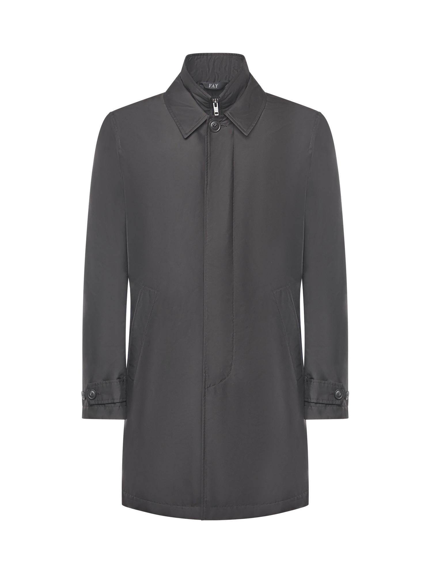 Morning coat in popeline tecnico NAM62510160AXX B999 FAY 