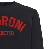 Felpa in cotone con stampa<BR/> SOH0004 00626I MC2 SAINT BARTH 