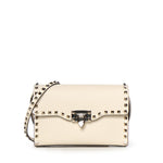 Borsa piccola a tracolla Rockstud in vitello granato 8W2B0181 VSFI16 VALENTINO GARAVANI 