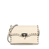 Borsa piccola a tracolla Rockstud in vitello granato 8W2B0181 VSFI16 VALENTINO GARAVANI 