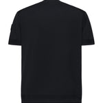 T-shirt in maglia di cotone e seta<BR/> K10919C00011 M6329742 MONCLER 