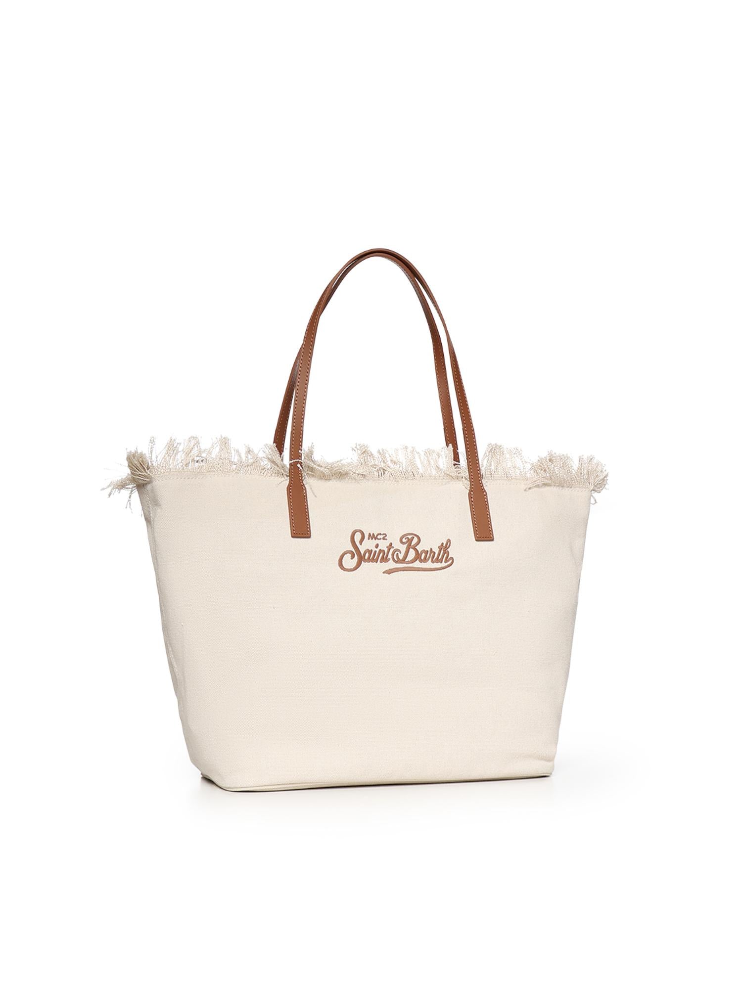 Borsa City in canvas CBF0001 00302L MC2 SAINT BARTH 