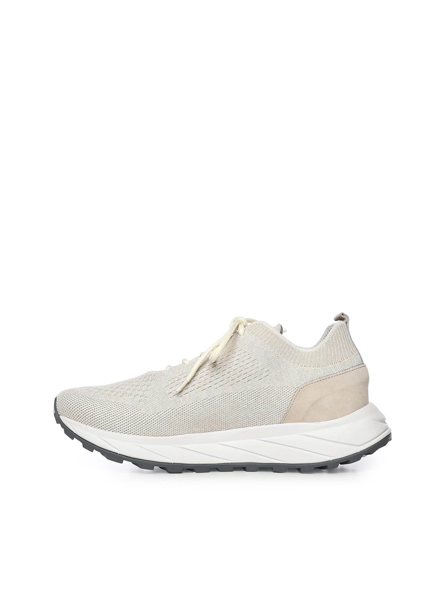 Sneakers in maglia e suede<BR/> M77SCAM15SCA0M014 02-02 ELEVENTY 