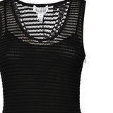 Vestito corti in maglia crinolina AA9R2534K008A 995 ALAIA 