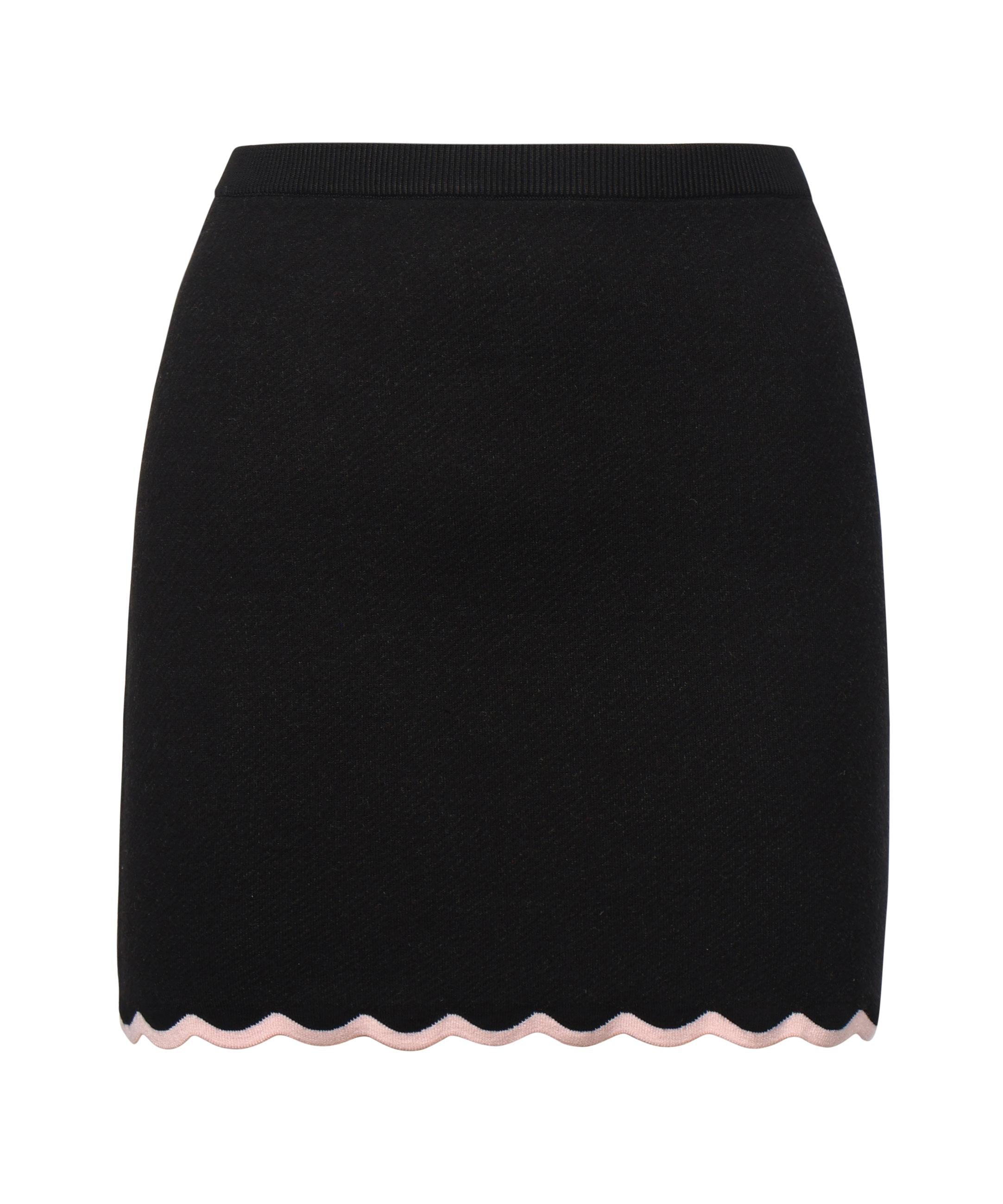 Donella Knit Mini Skirt KB0007 BLACK FOR LOVE & LEMONS 