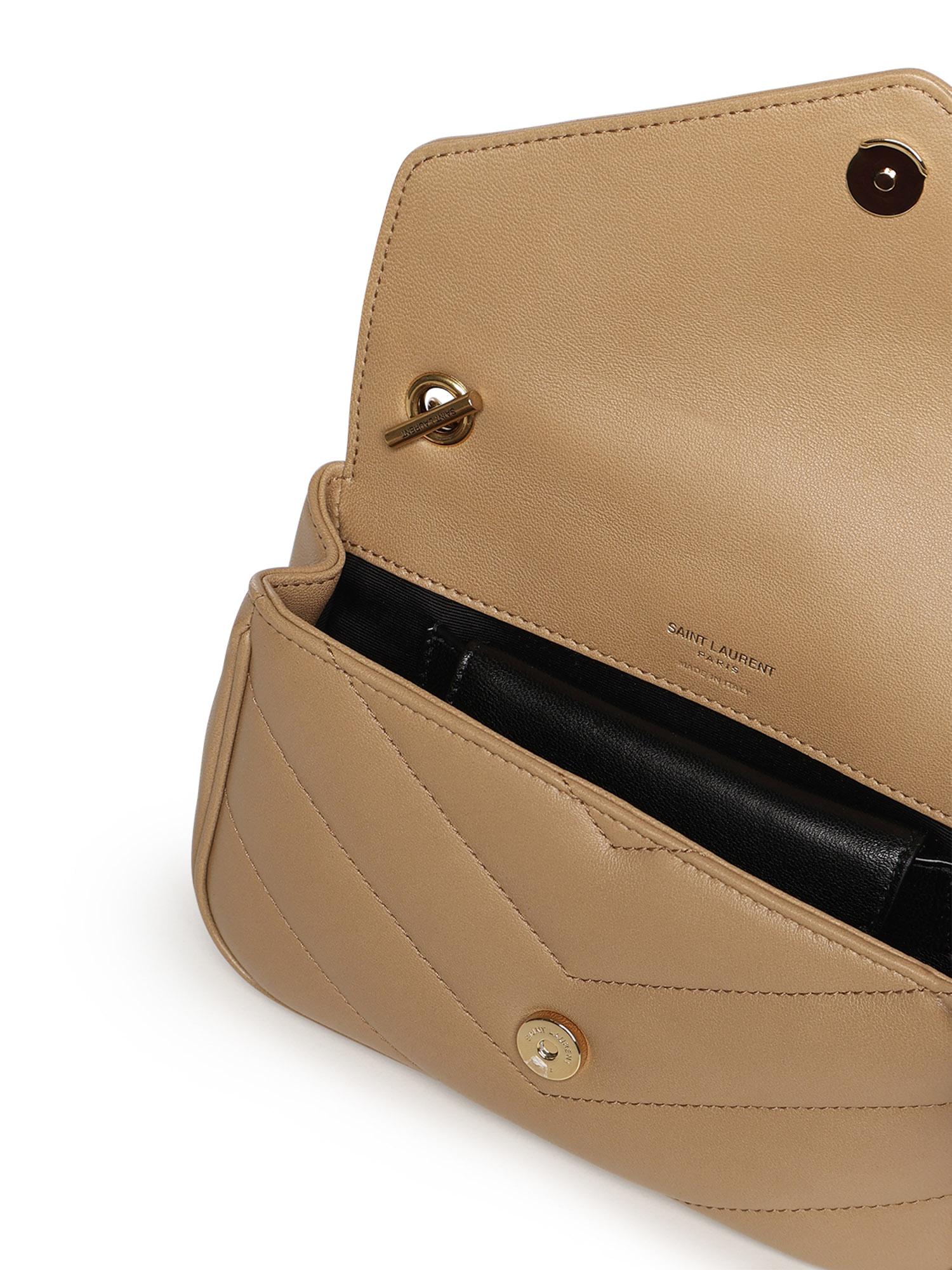 Borsa Loulou mini in pelle di agnello 821749 AAEAX2357 SAINT LAURENT 