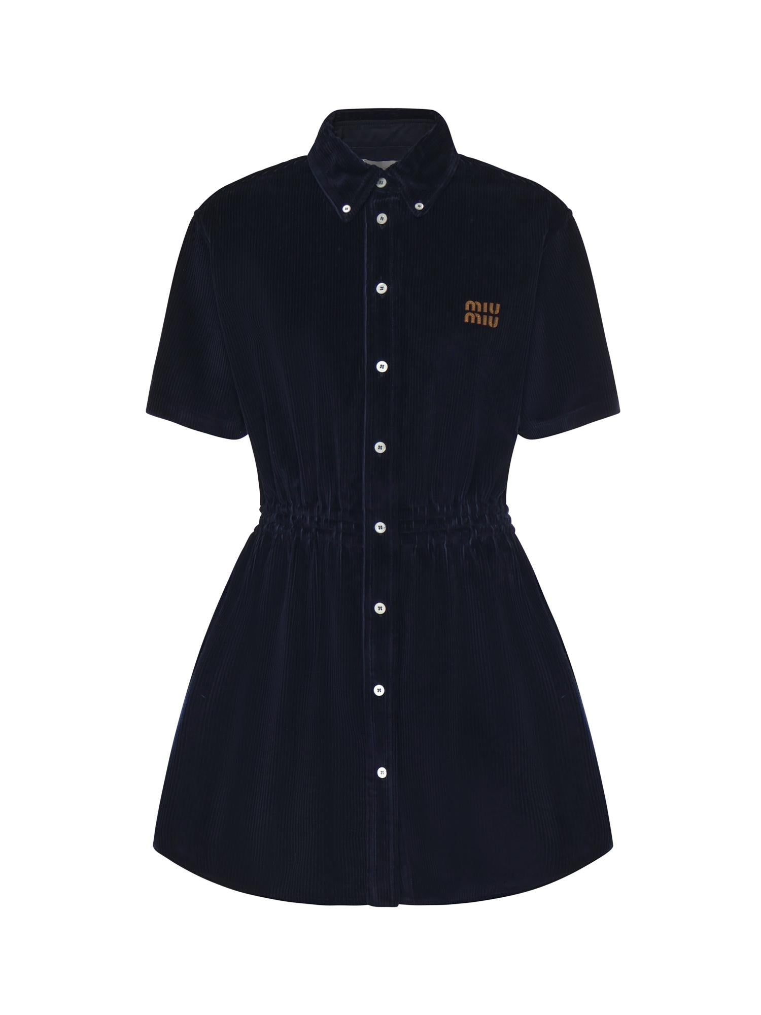 Abito in velluto a coste MF6133 18SZF0008 MIU MIU 