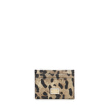 Portacarte stampa leo BI0330 AM568HA93M DOLCE & GABBANA 