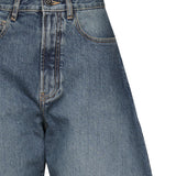 Jeans Round in denim délavé AA9P0176T536A 525 ALAIA 