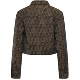 Giacca crop FF Jacquard FJ7818 A5W3F118W FENDI 