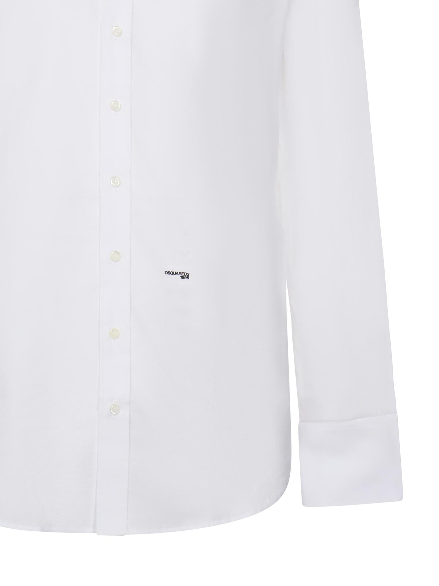 Camicia 70's in cotone S74DM0708 S47420100 DSQUARED2 