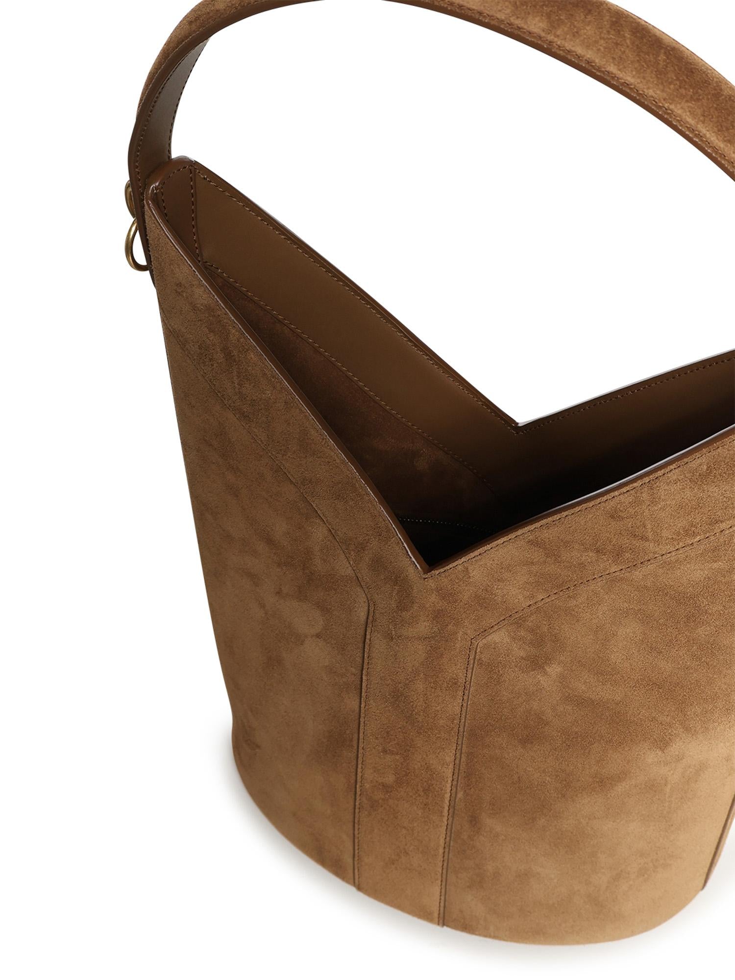 Borsa a secchiello Y in suede 840891 C0X0W2916 SAINT LAURENT 