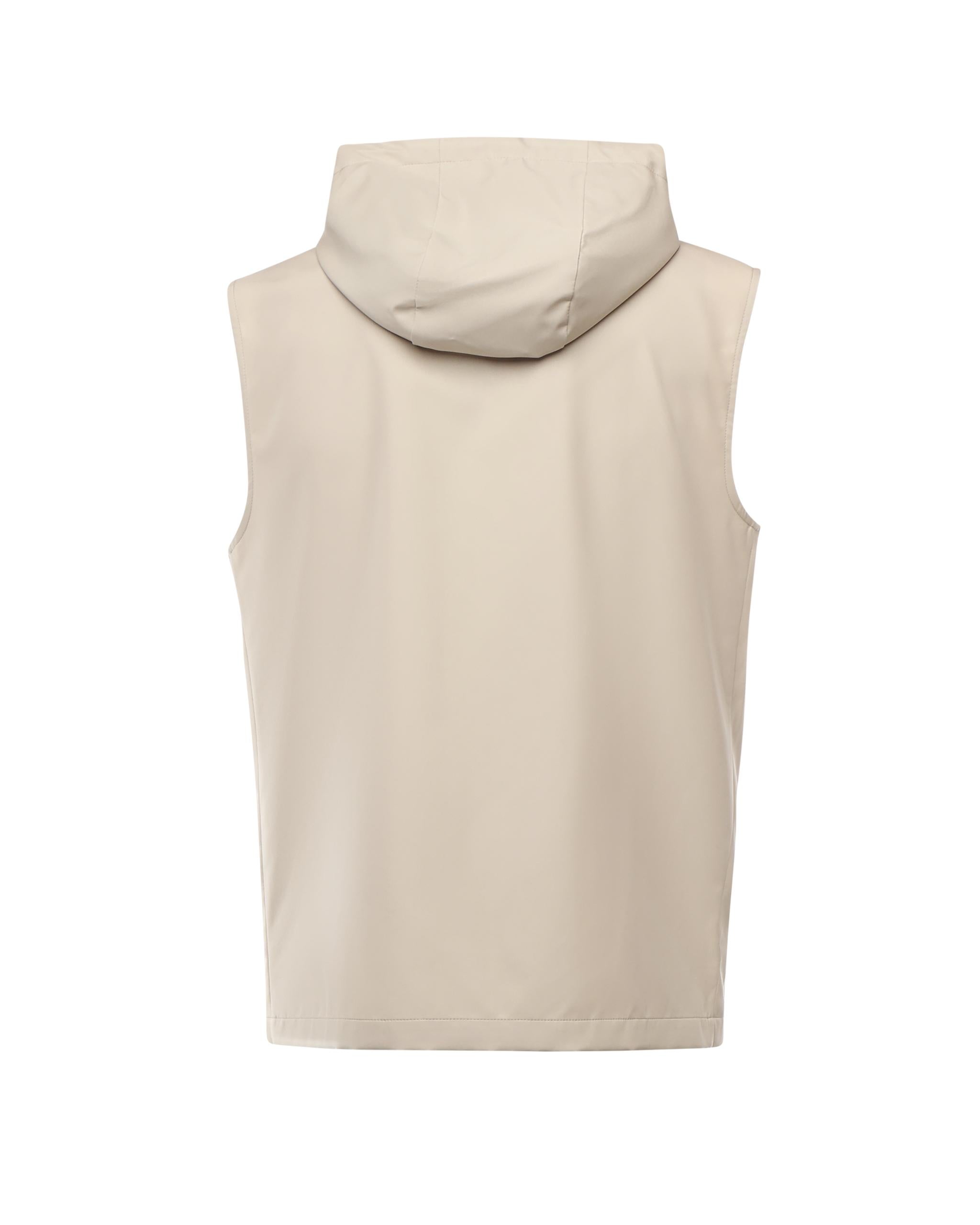 Gilet con cappuccio in seta K75GILK04TES0K085 02 ELEVENTY 