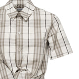 Camicia cropped in cotone Check 8109229 C2539 BURBERRY 