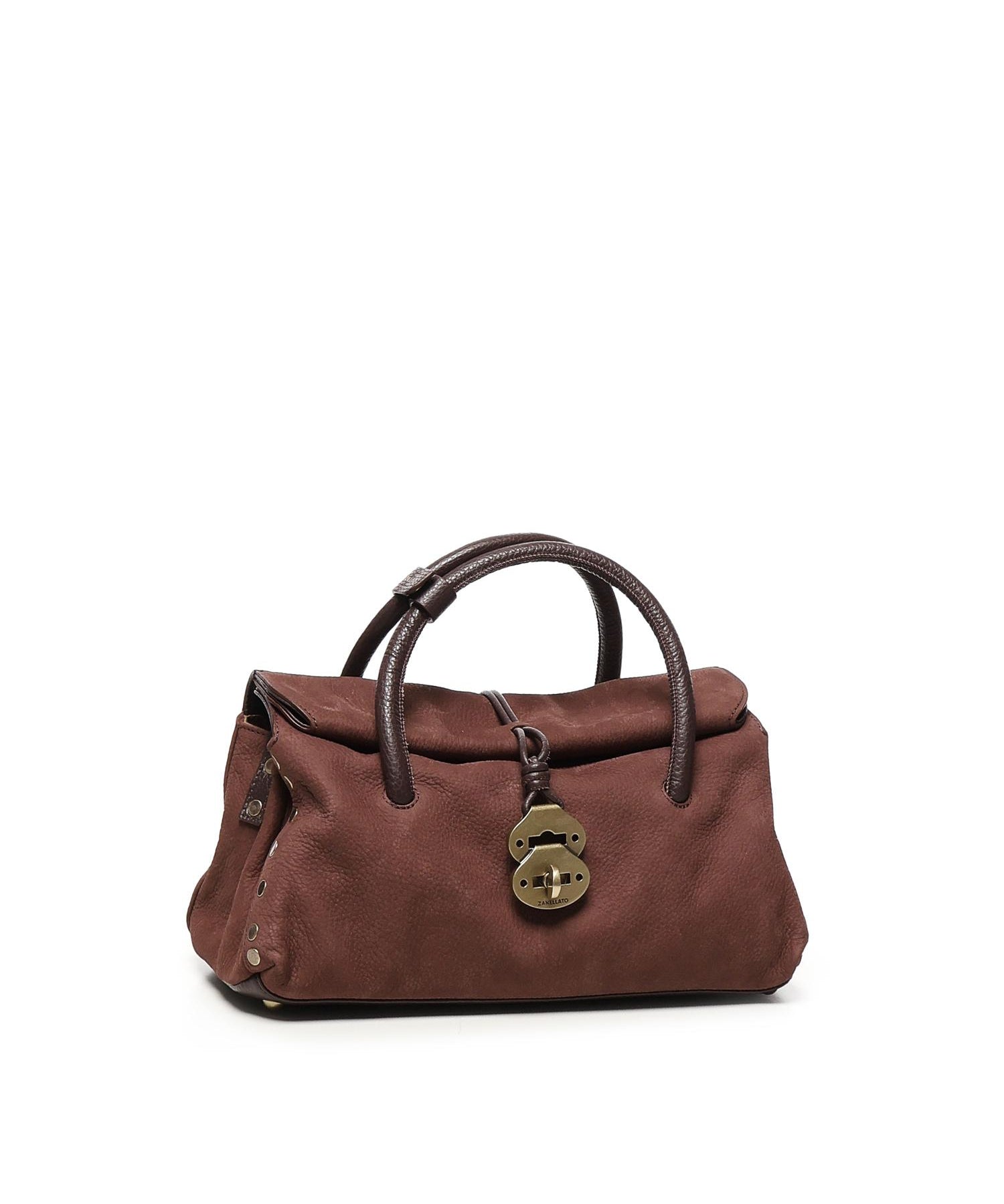 Borsa dotta in pelle<BR/> 069120 0070000Z0990 ZANELLATO 