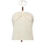 Top drappeggiato con perline 308426  MAGDA BUTRYM 