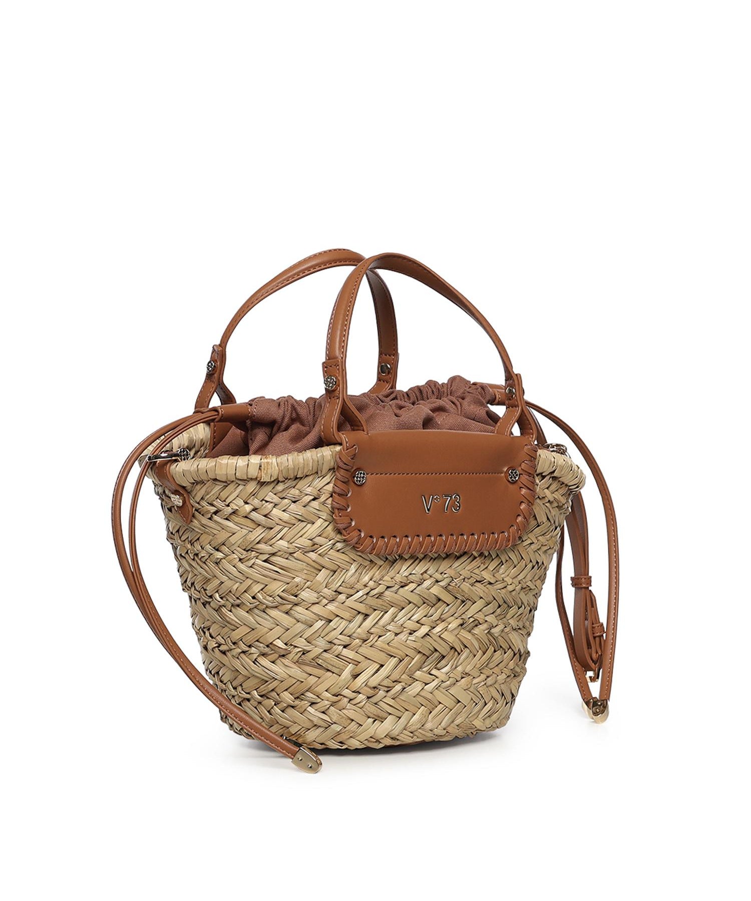 Mini bag Vanna con logo 73BS9N202 VANNACUOIO/NATURALE V° 73 