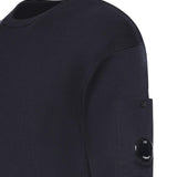 Maglione in cotone con logo 20CMKN097A11 0560A888 C.P. COMPANY 